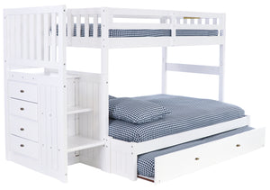 Julian Twin Over Full Staircase Loft Bed