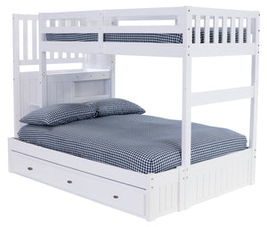 Julian Twin Over Full Staircase Loft Bed