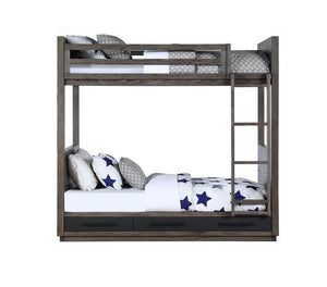 Henley Twin Over Twin Loft Bed with Storage Drawers