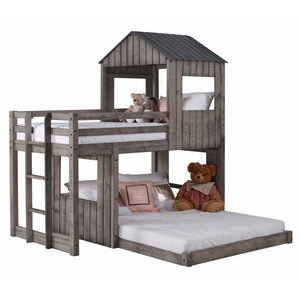 Avery Rustic Lodge Treehouse Loft Bed